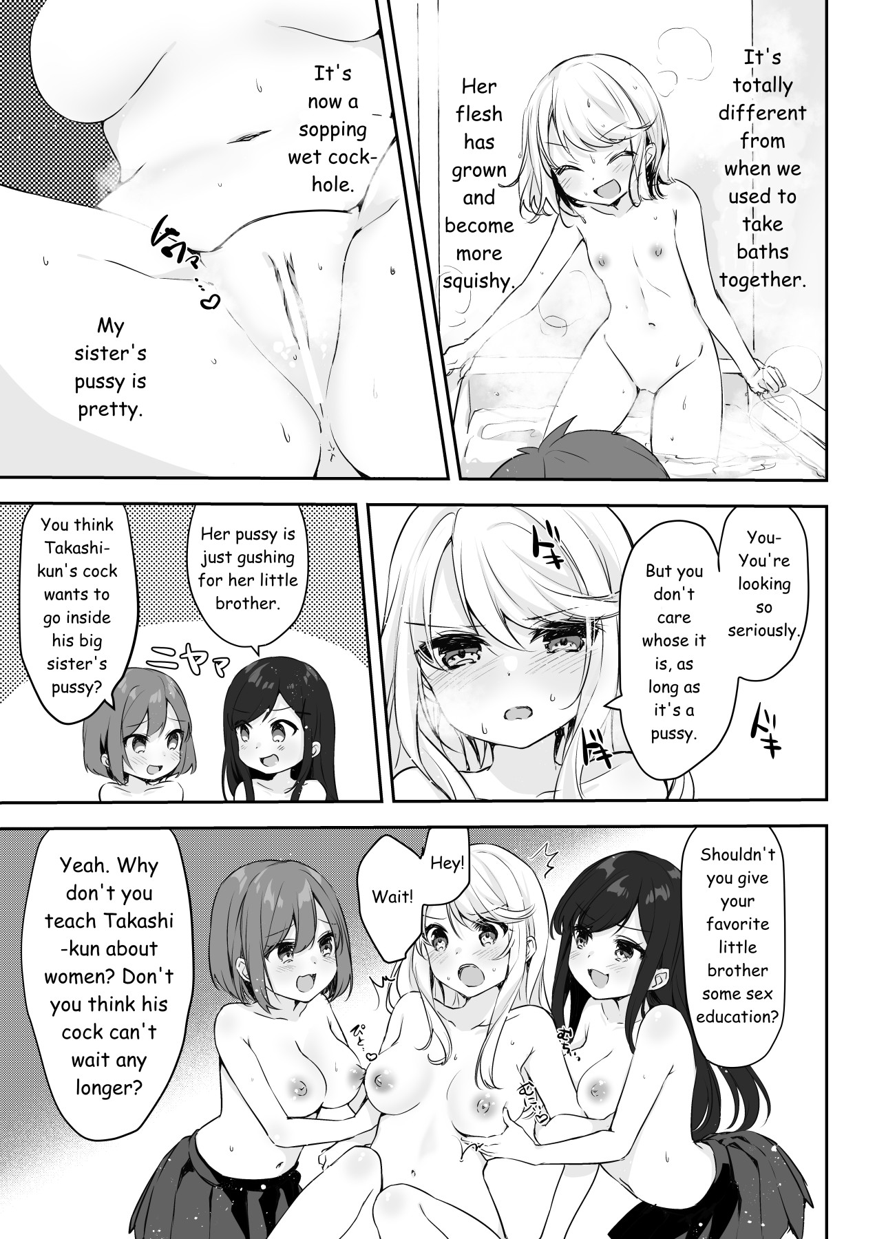 Hentai Manga Comic-The Tables Were Turned When I Tried to Rape my Sister and Her Friends While They Were Asleep-Read-31